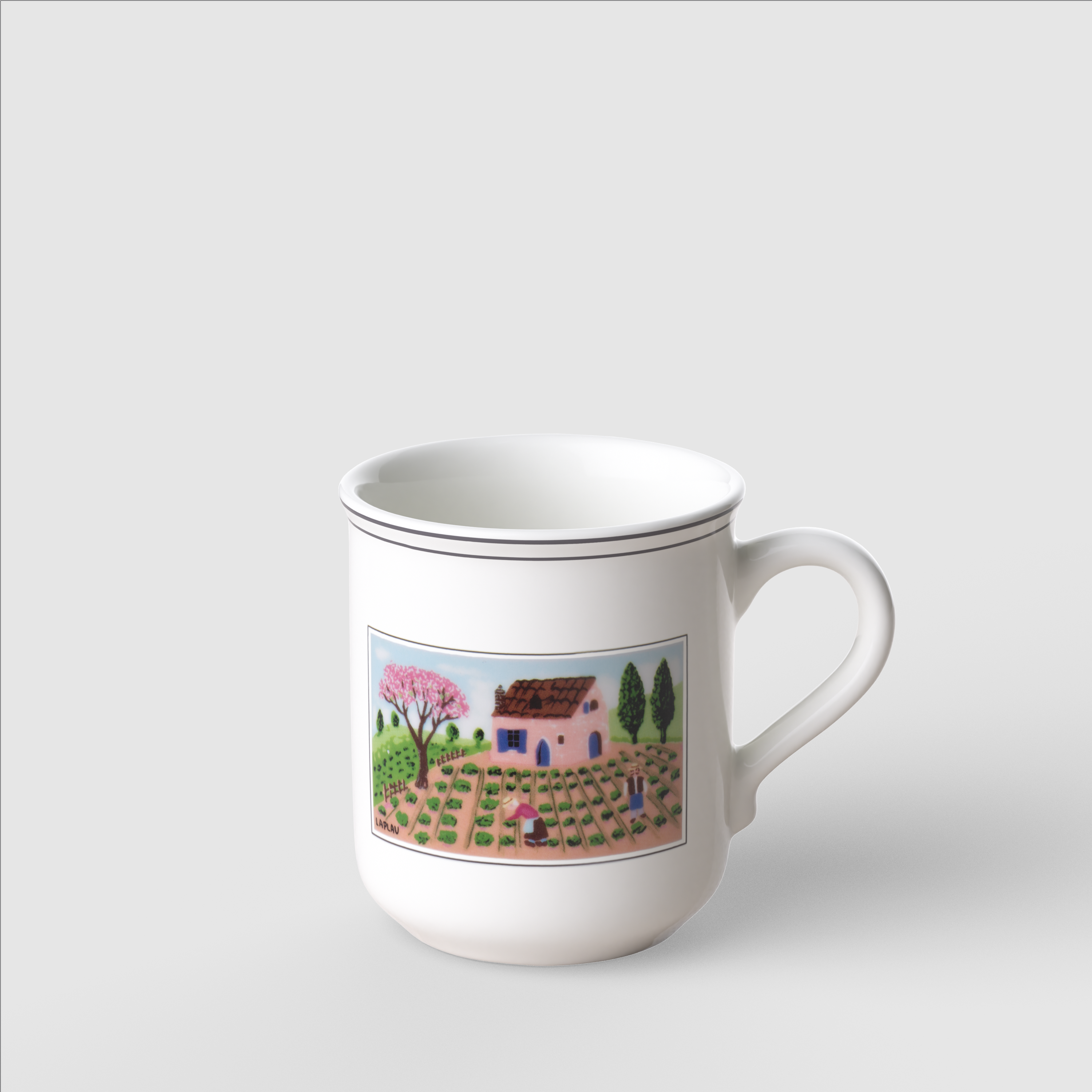 Design Naif Mug Multi-colored, 9.2 oz, Premium Porcelain