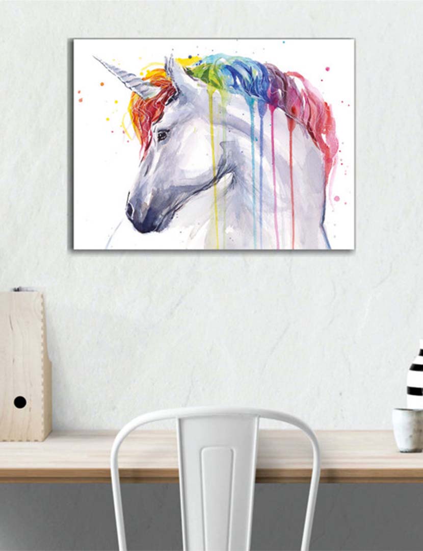 Decorative Painting Canvas Unicorn