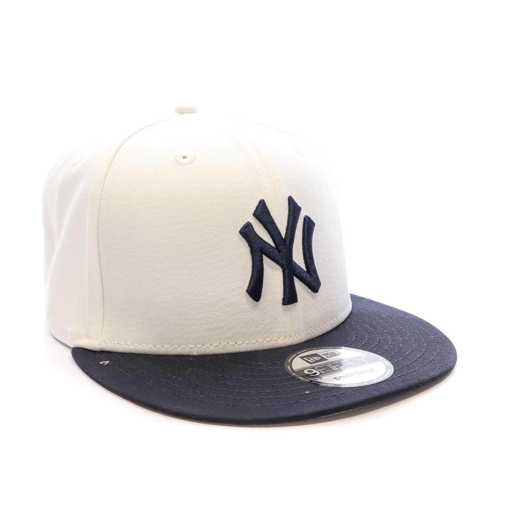 New Era Casquette Noire/Blanche Homme New Era White Crown
