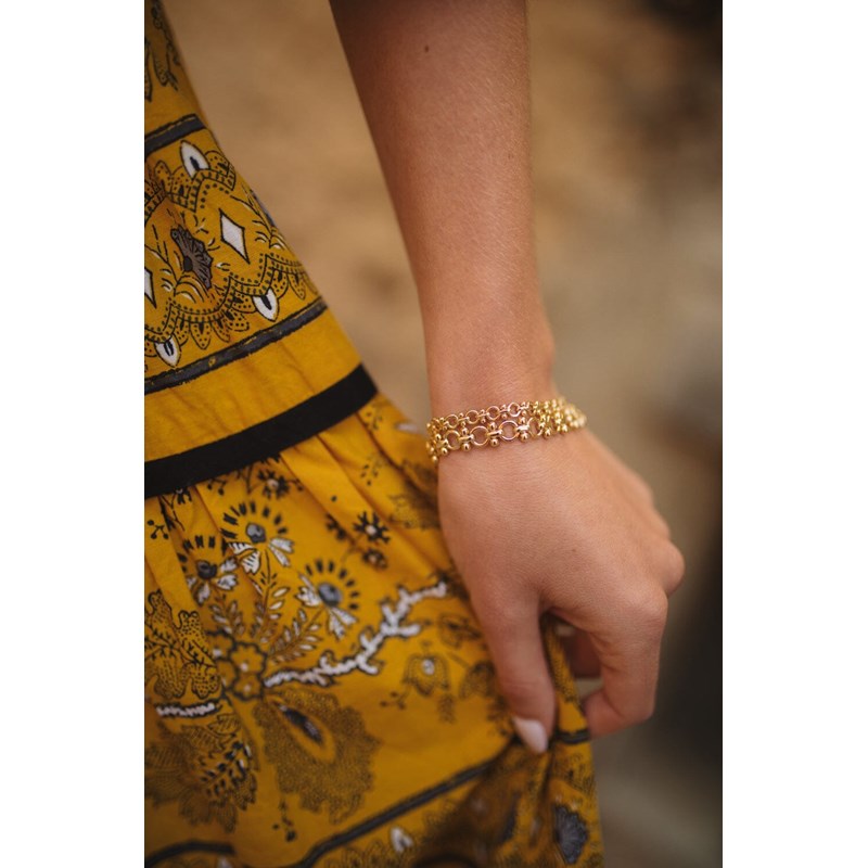 bracelet plaqué or - HÉBÉ