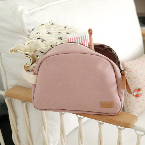 Trousse de toilette Canvas rose poudré - BEABA