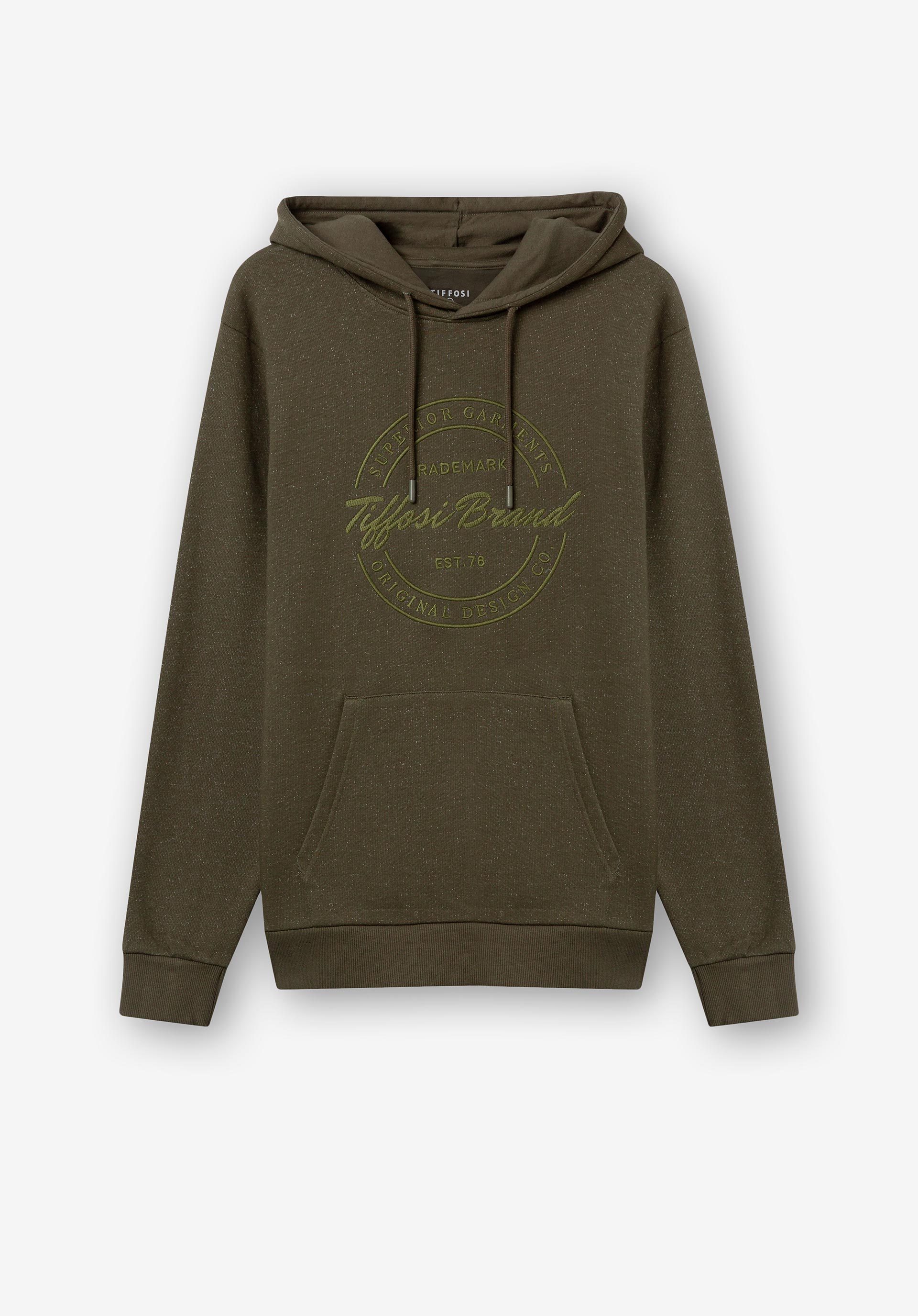 Hoodie com Bordado Frontal