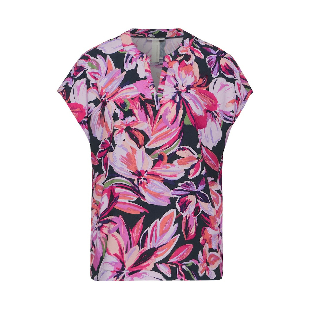 Street One LTD QR shirtblouse w splitneck