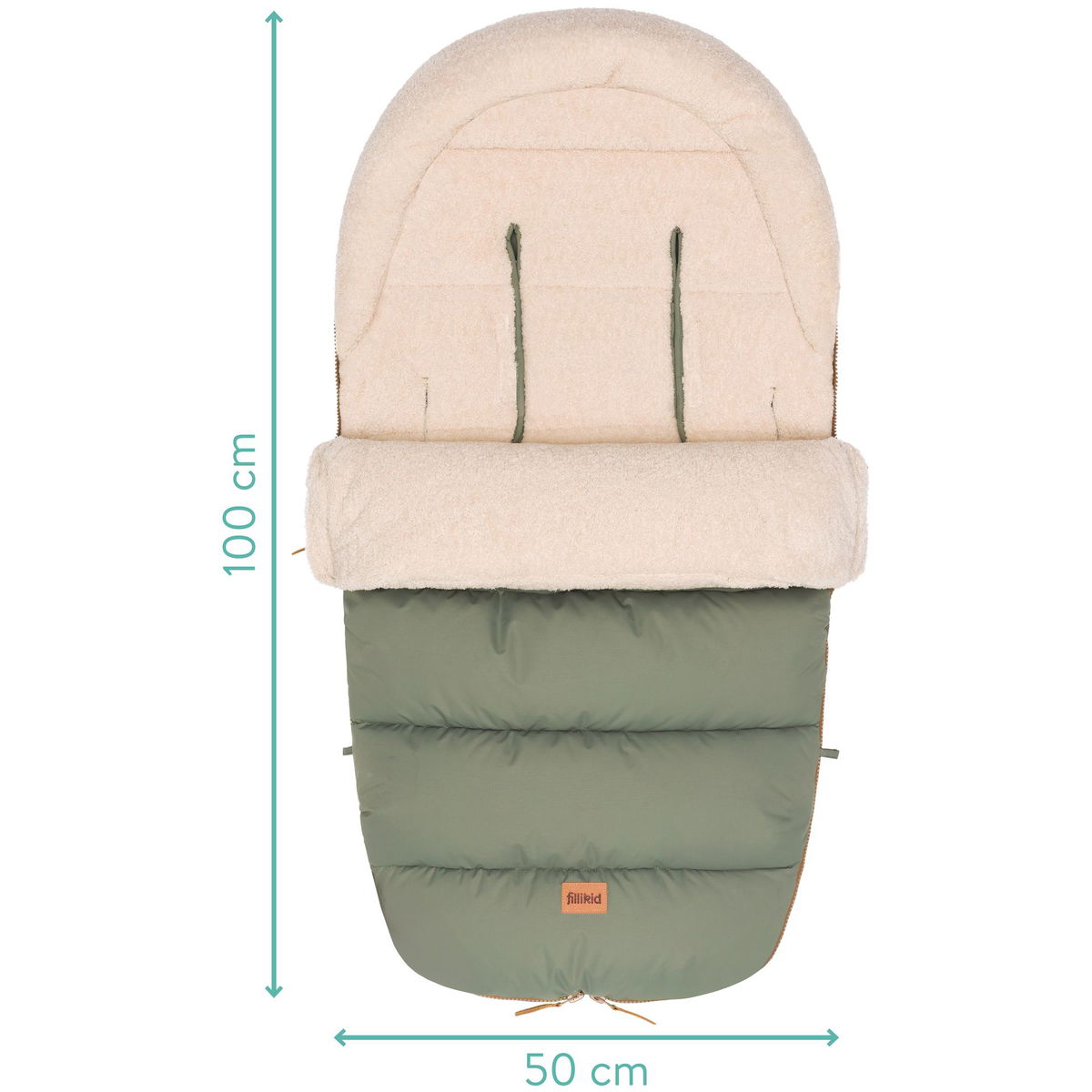 fillikidfillikid   Fusssack Atlas Teddy salbei