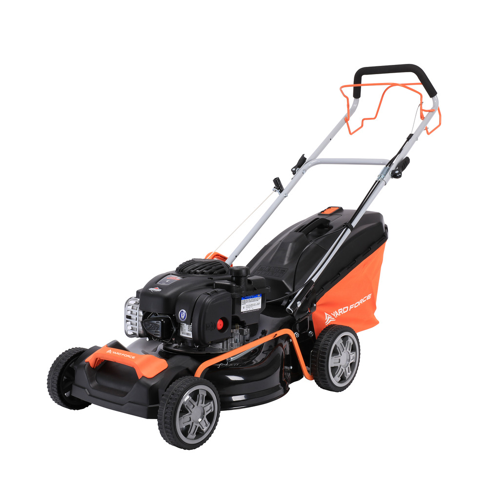 Yard force - tondeuse à gazon thermique autotractée - 46cm - moteur briggs & stratton 450e 125cc - gm b46ck