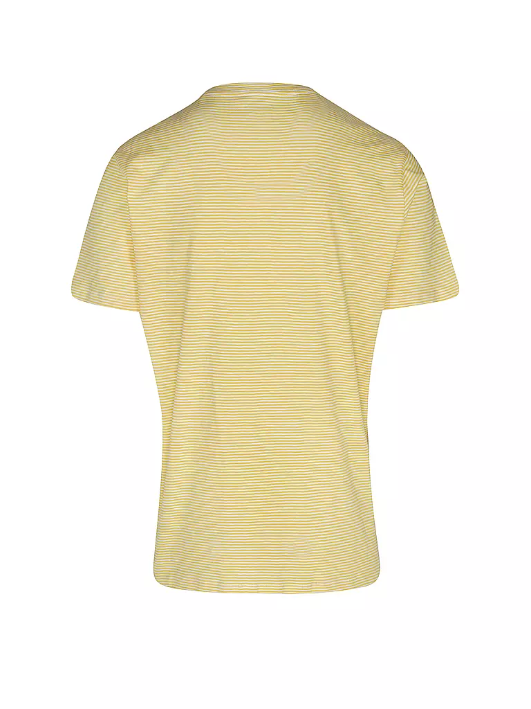 KNOWLEDGE COTTON APPAREL T-Shirt NARROW gelb