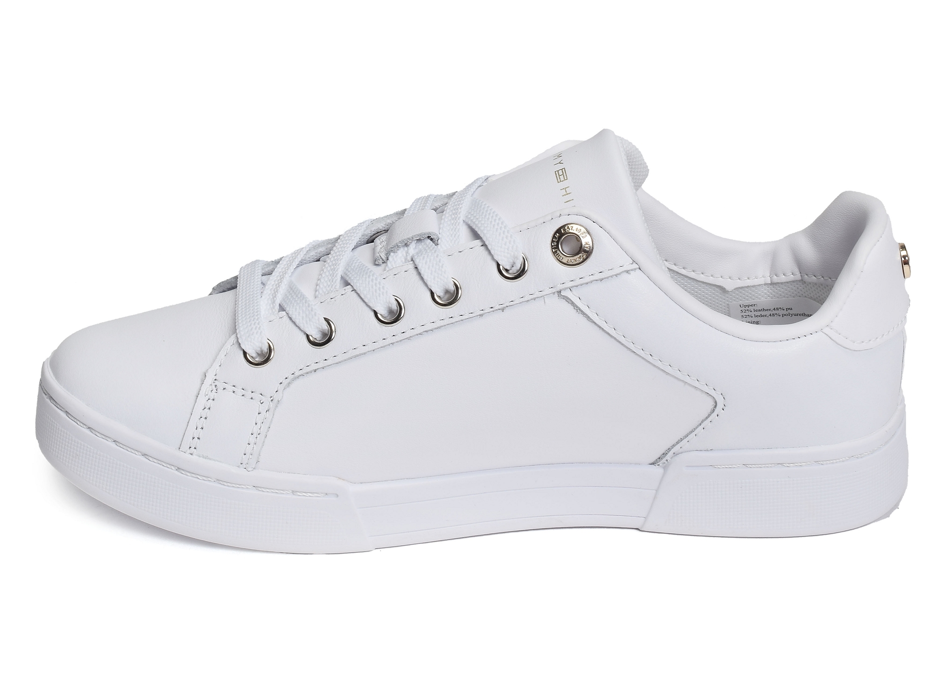 Embossed monogram sneaker 6735 blanc