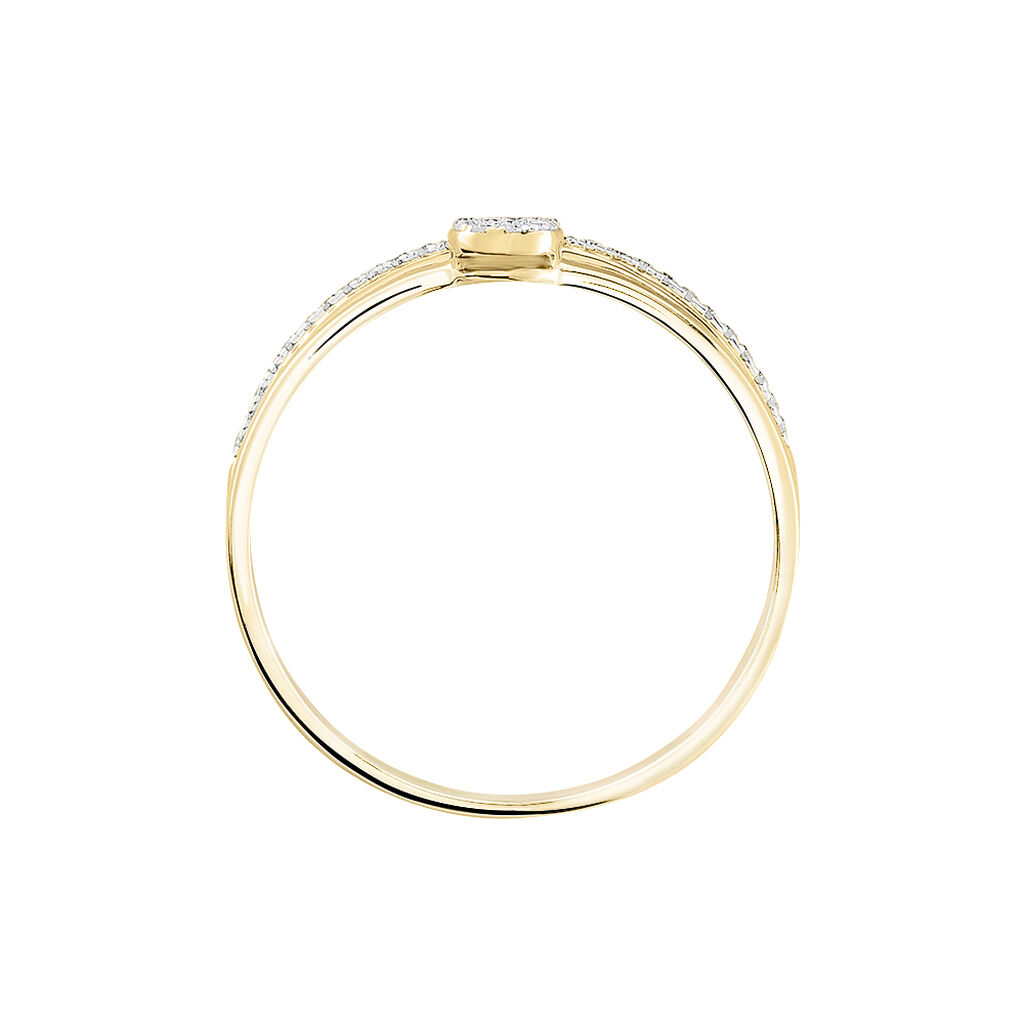 Bague Maellys Or Jaune Diamant