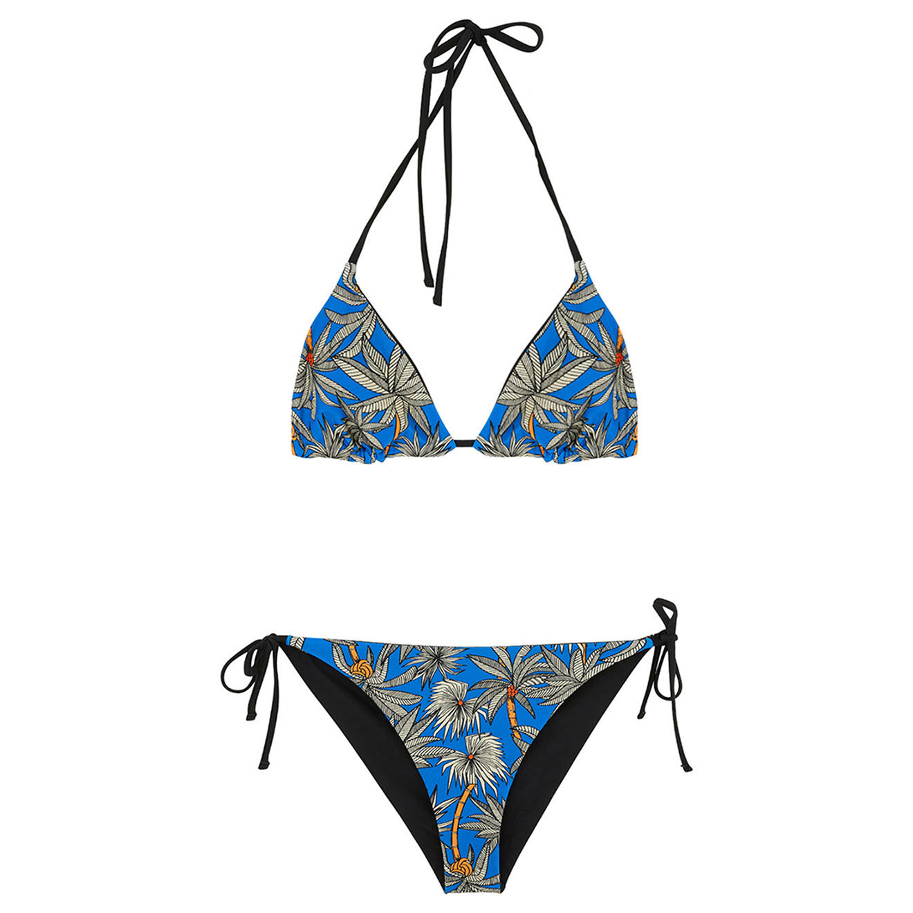 Wild Maillot de bain 2 pièces Noa bleu/noir