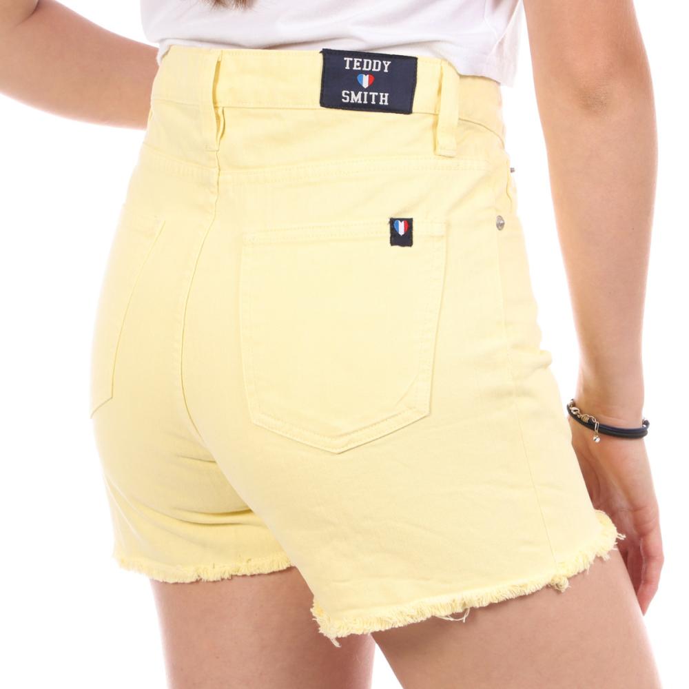 Teddy Smith Short Jaune Femme Teddy Smith Kate