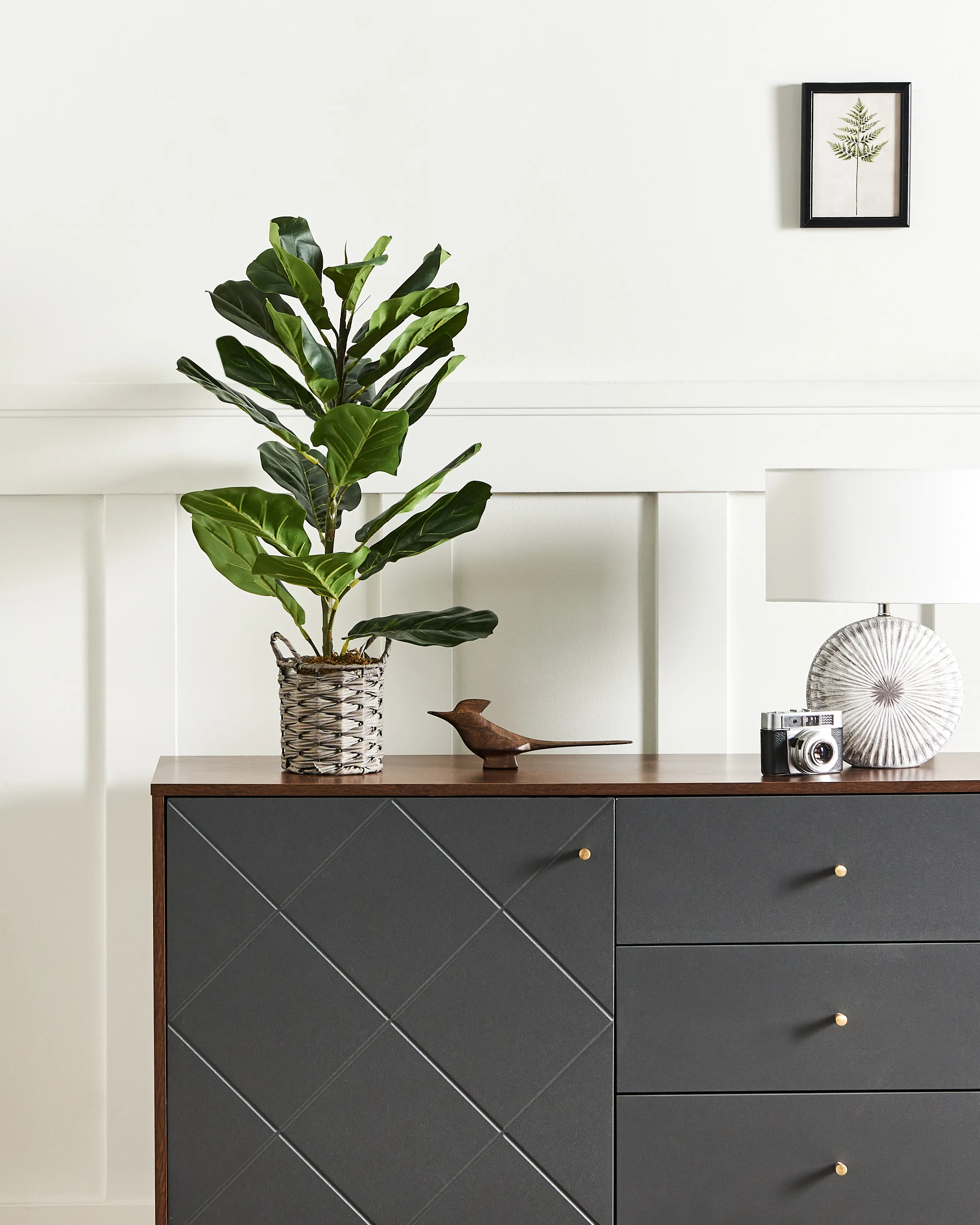 Kunstplant FIDDLE LEAF TREE 72 cm Groen