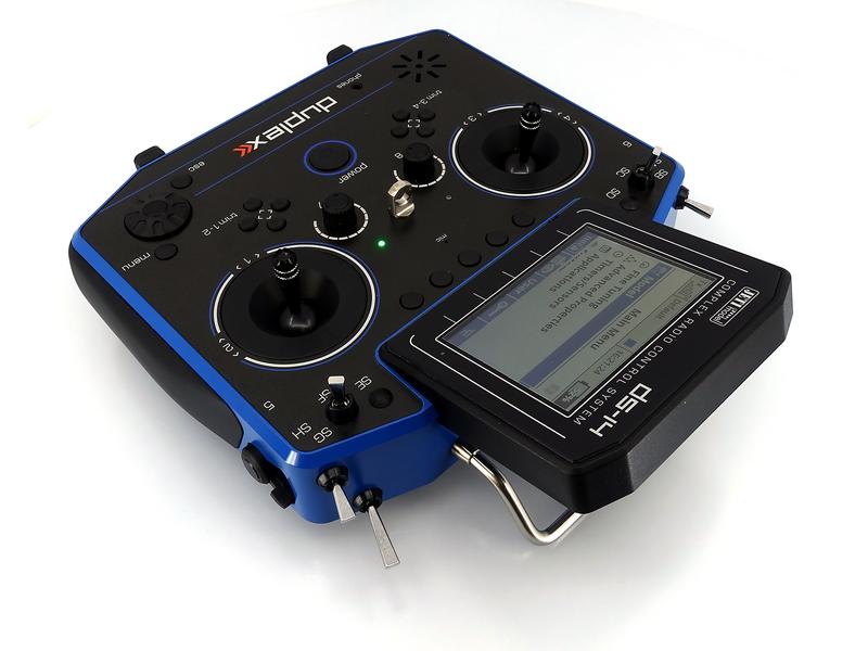 Jeti Fernsteuerung DS-14 II Multimode Blau 10-Kanal Jeti Duplex Handsender