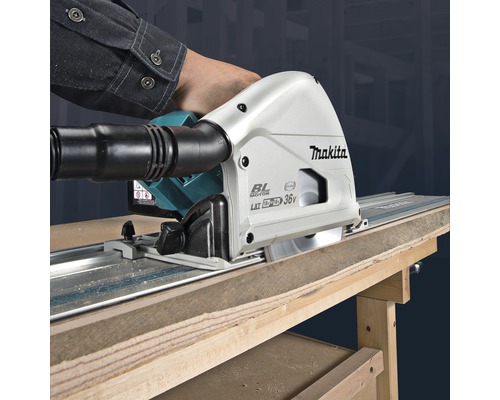 Makita DSP600ZJ 2x18 V accu-invalzaag, zonder accu en lader