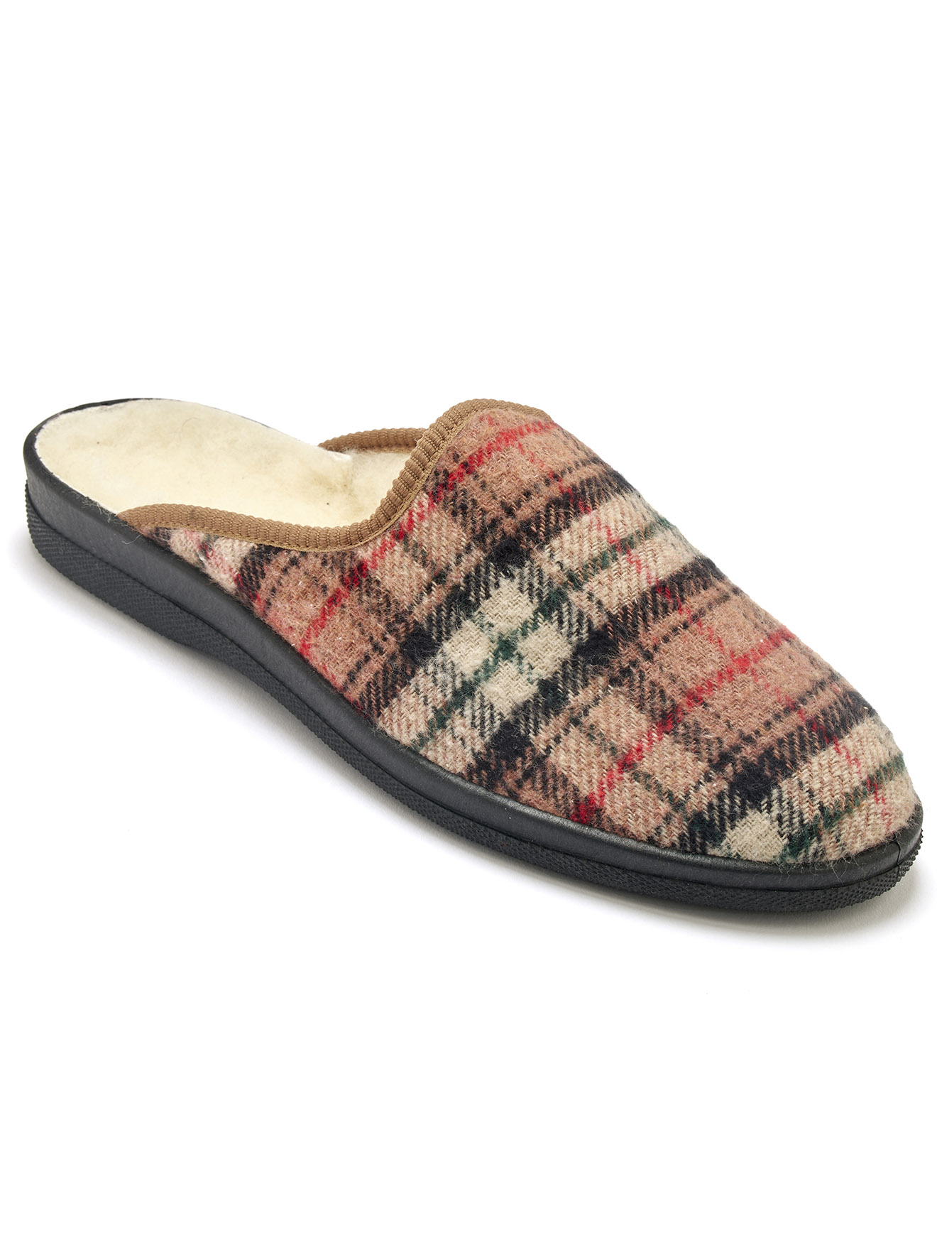 Mules mixtes fourrées laine majoritaire