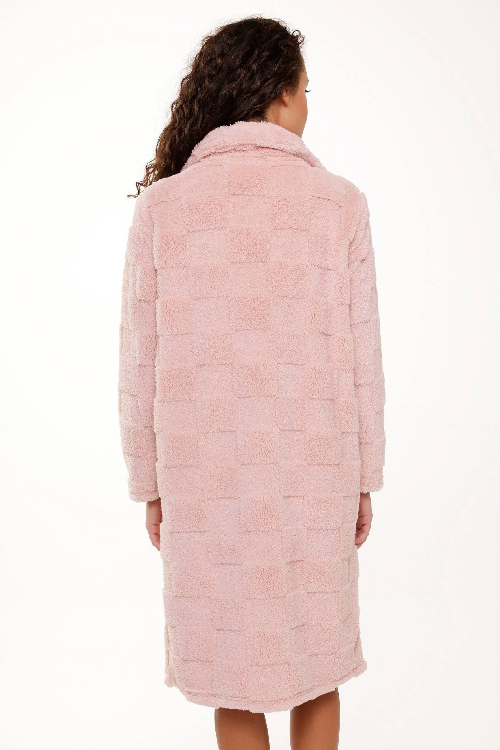 LingaDore fleece badjas roze