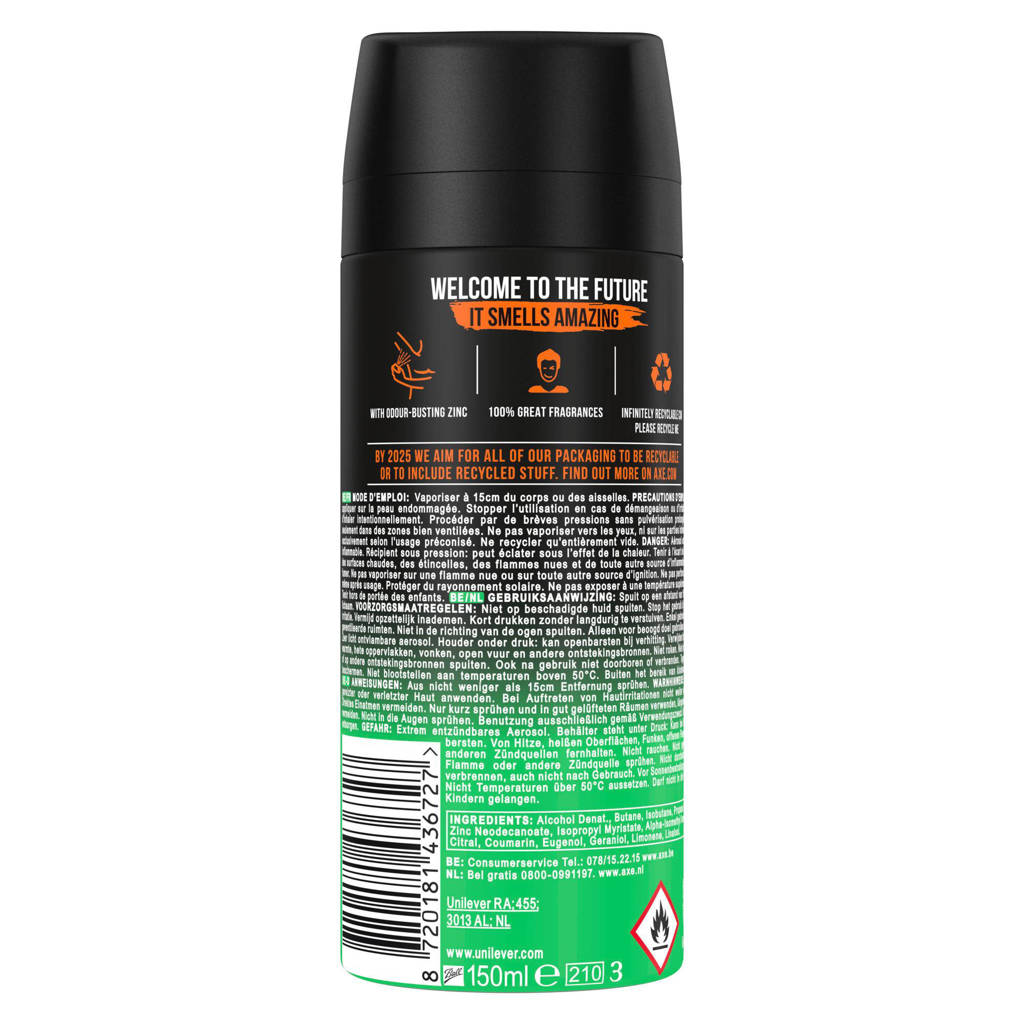 Jungle Fresh deodorant bodyspray - 6 x 150 ml