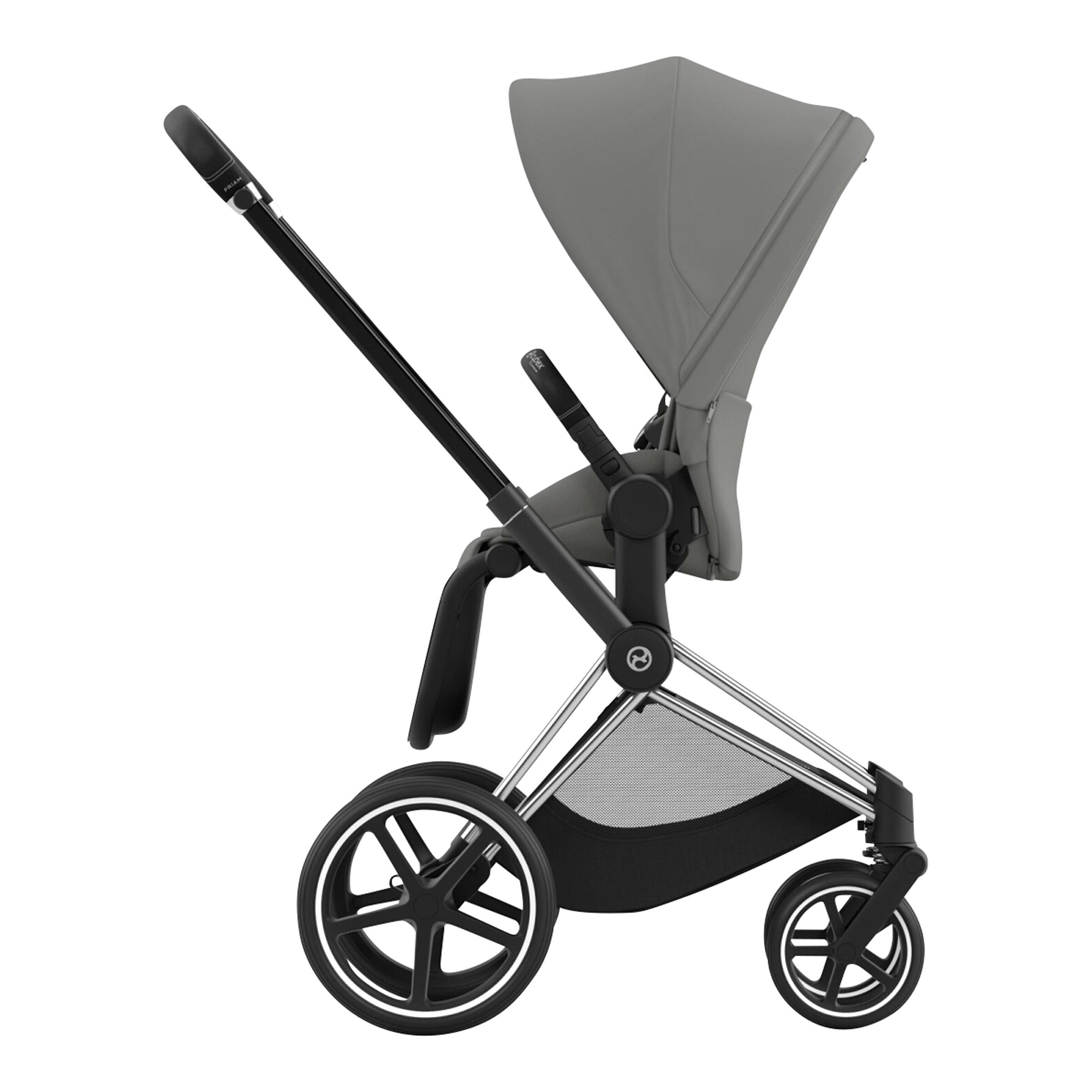 Cybex - PLATINUM Kombikinderwagen PRIAM Comfort Bundle chrome black / mirage grey