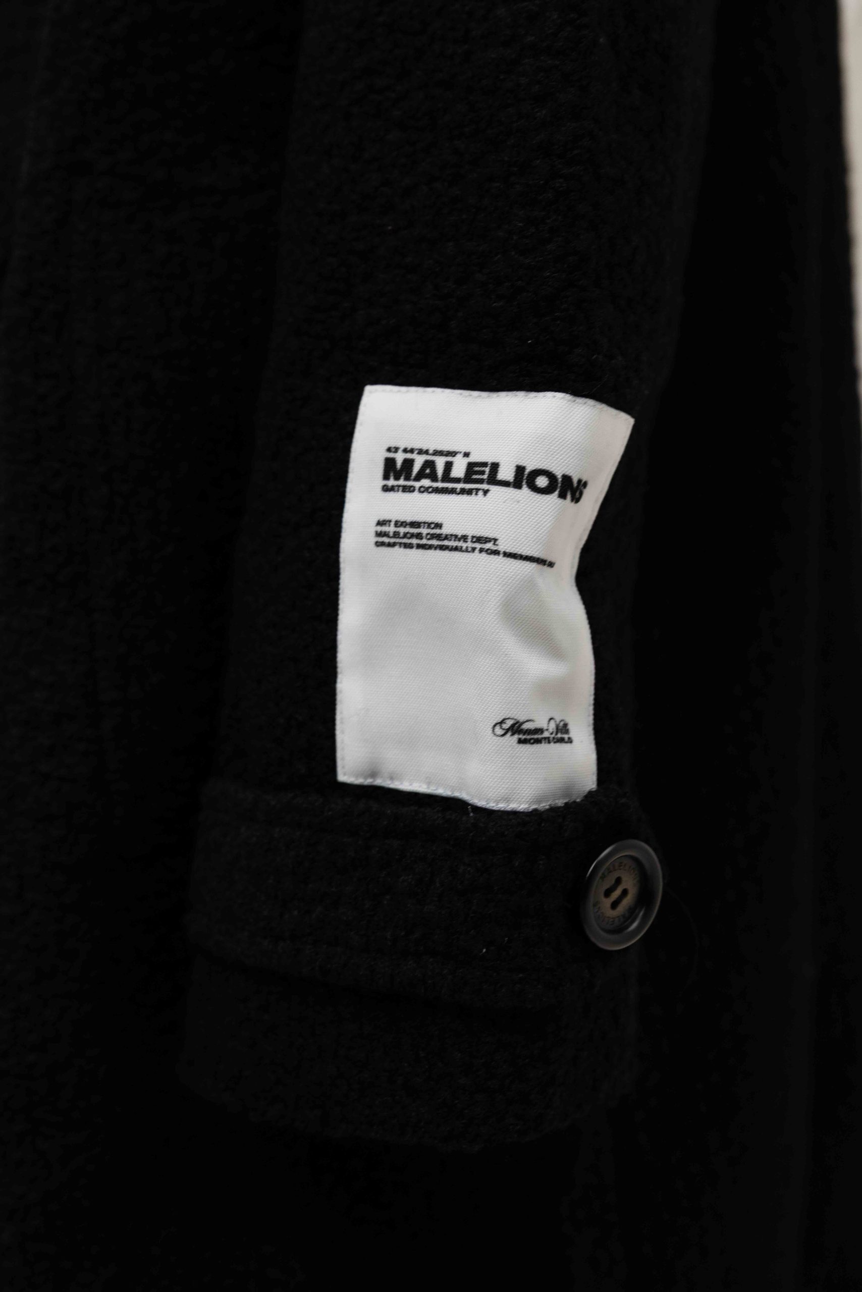 Malelions Label Coat Dames Zwart