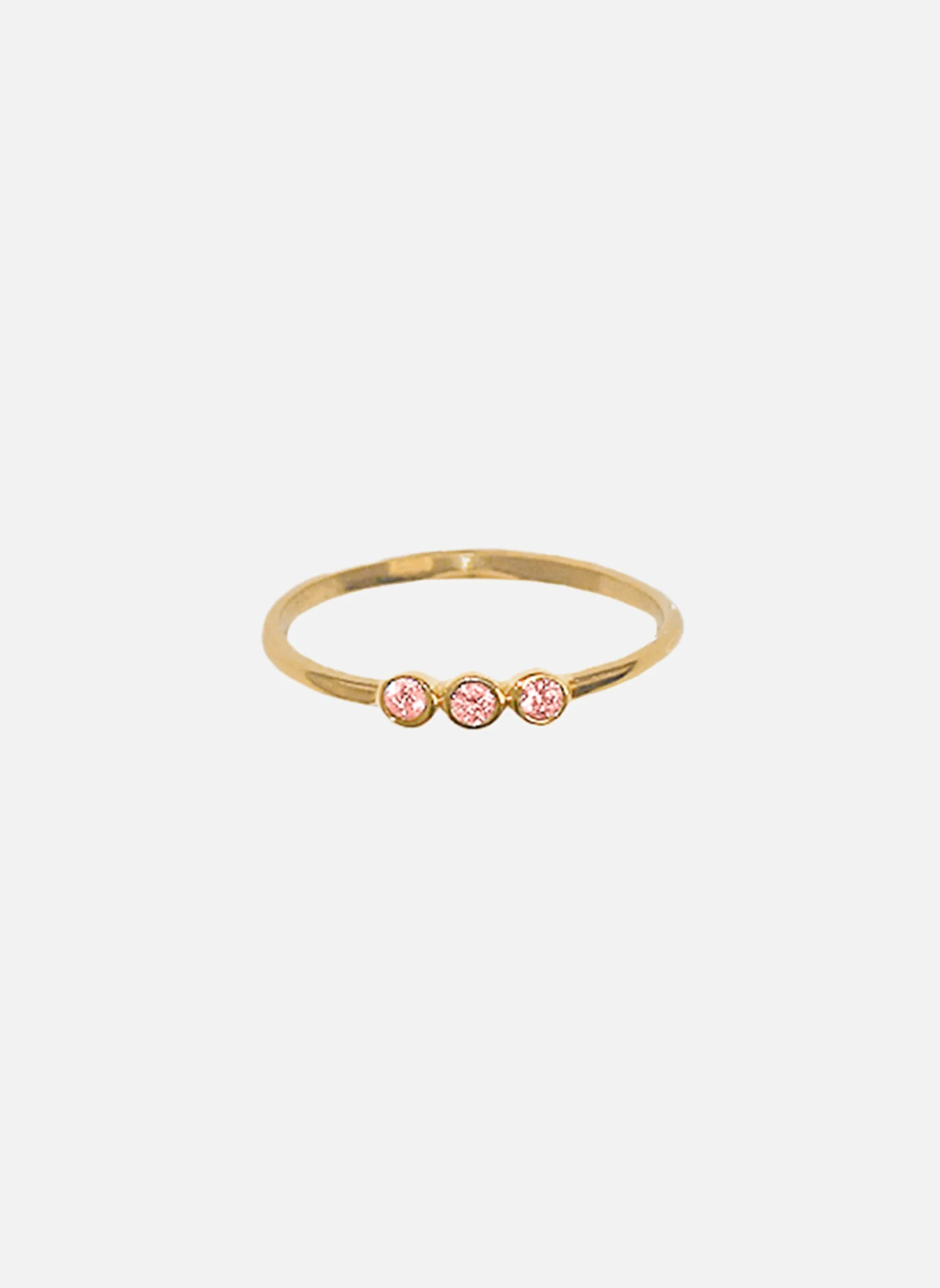 MEDITRINA - Bague fine meditrina | Rose