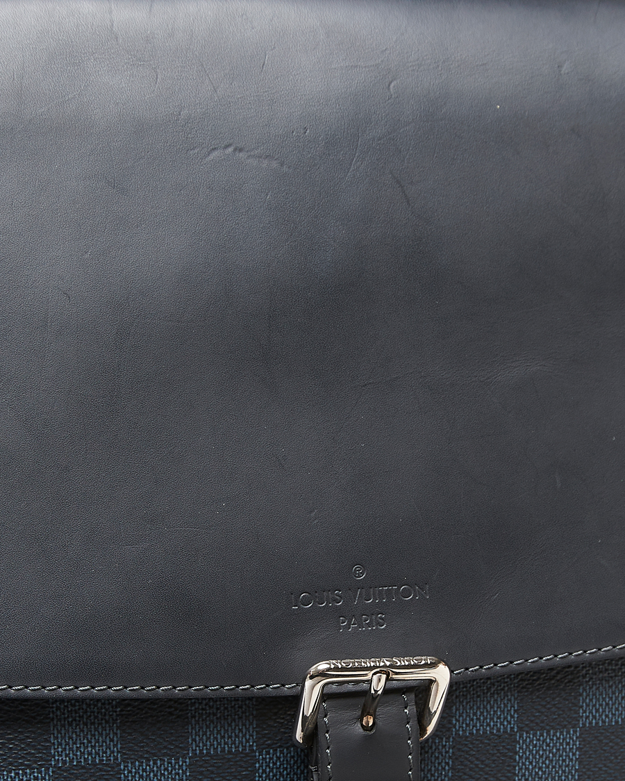 Louis Vuitton Pre-Owned Newport Messenger PM Damier Cobalt