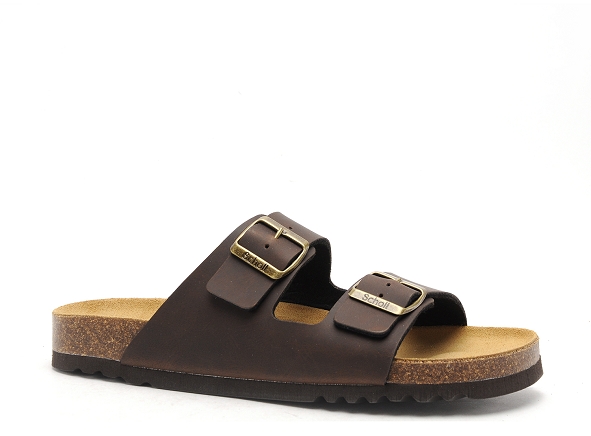 Scholl mules et sabots homme julien 30769 marron