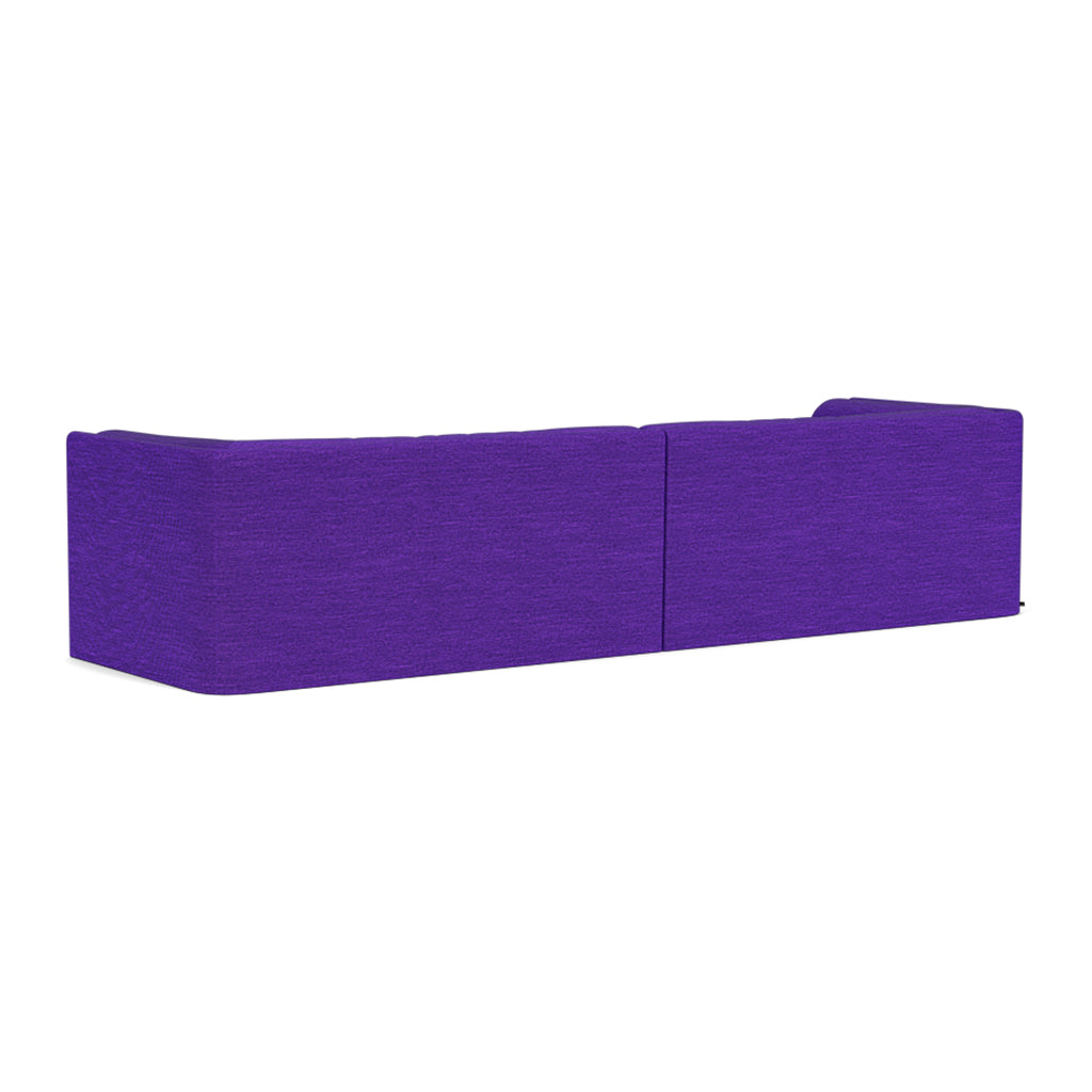 FÃST Bolster Hoekbank met Chaise Longue - Steelcut Quartet / Purple