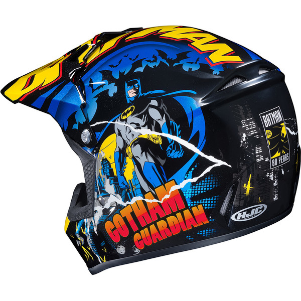 HJC - Casque Enfant CL-XY II Batman DC Comics MC23 / Bleu / Jaune / Rouge / Noir