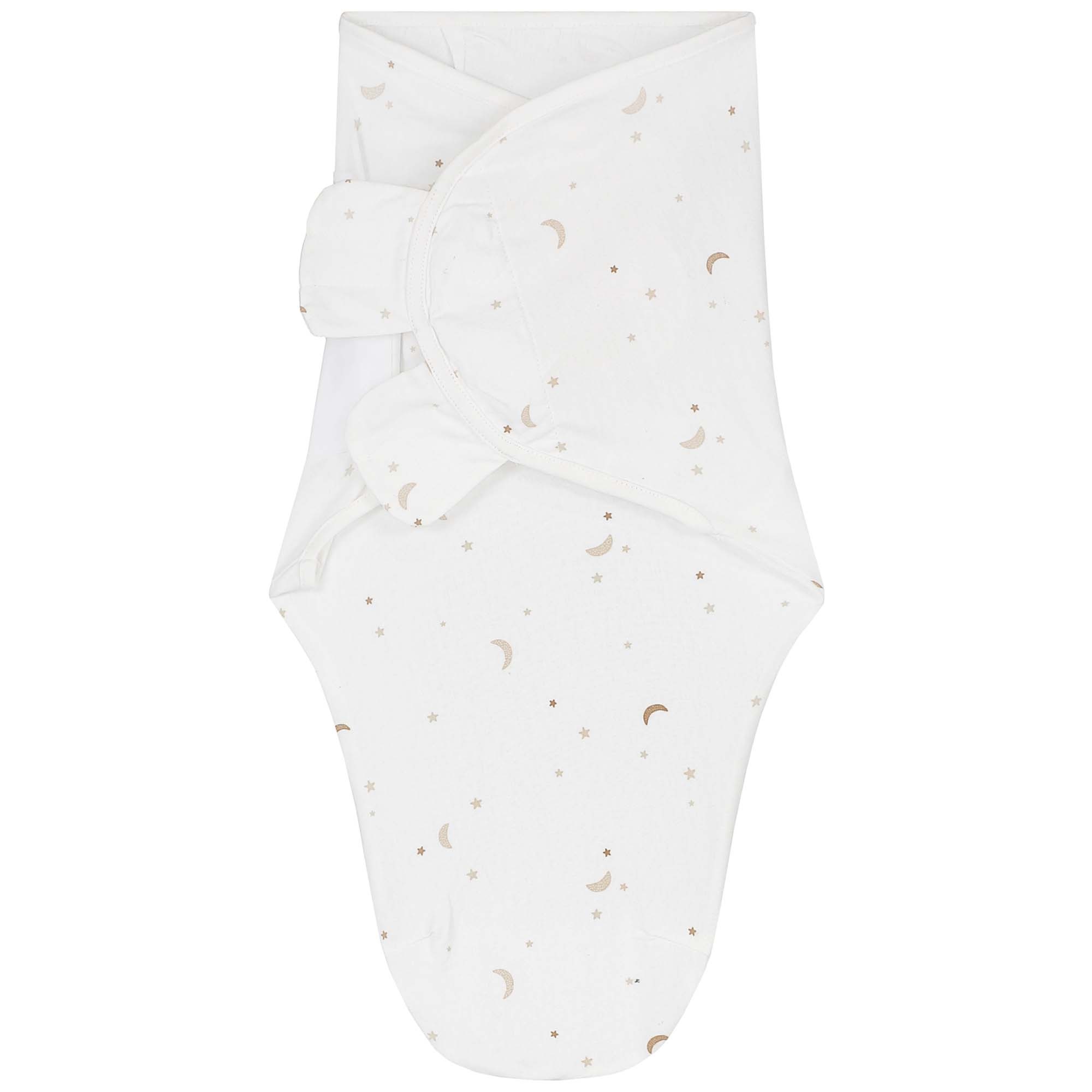 Prénatal swaddle inbakerdoek wit