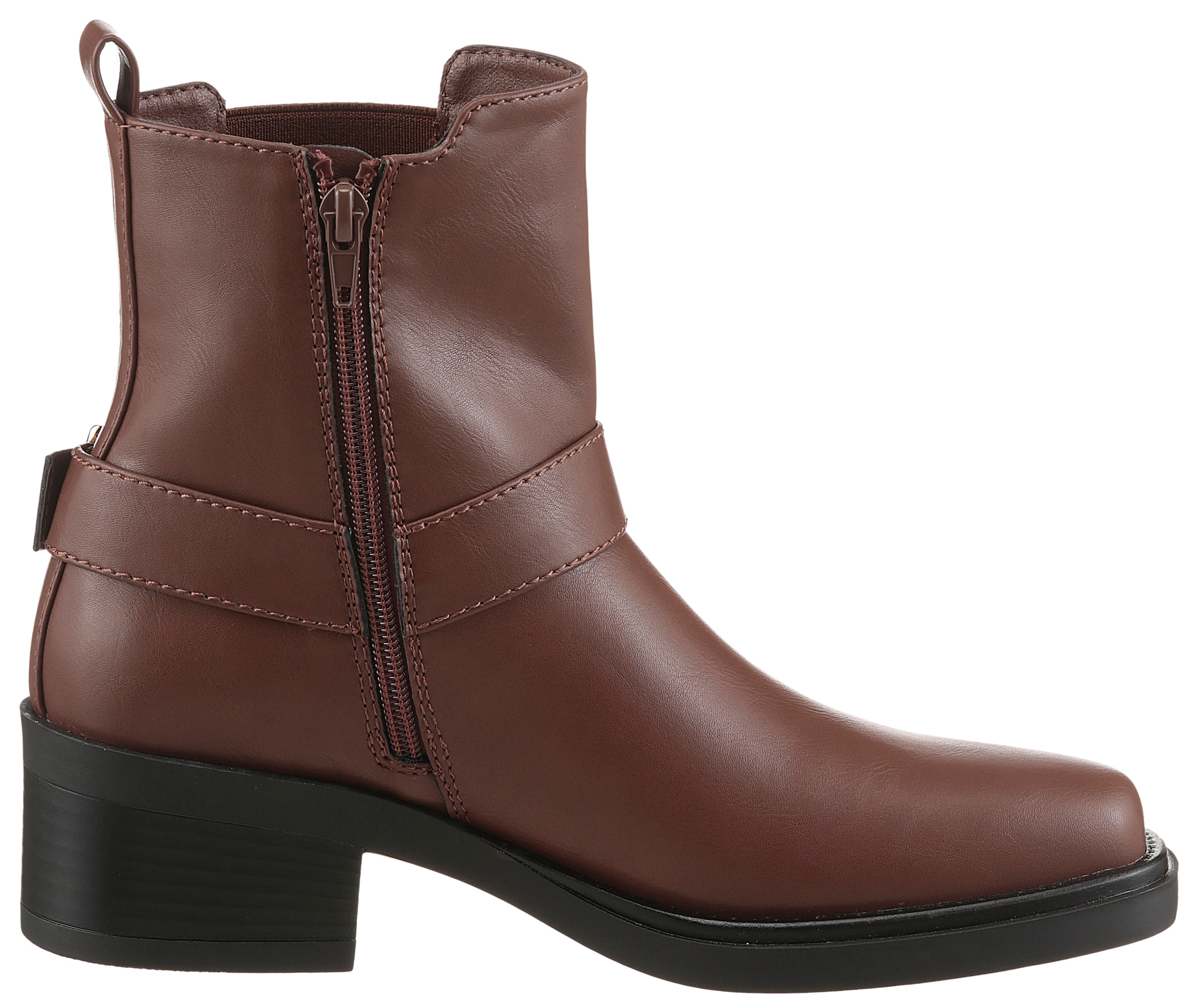 Aniston SHOES Westernstiefelette  Cowboyboots, Blockabsatz, in schmaler Form