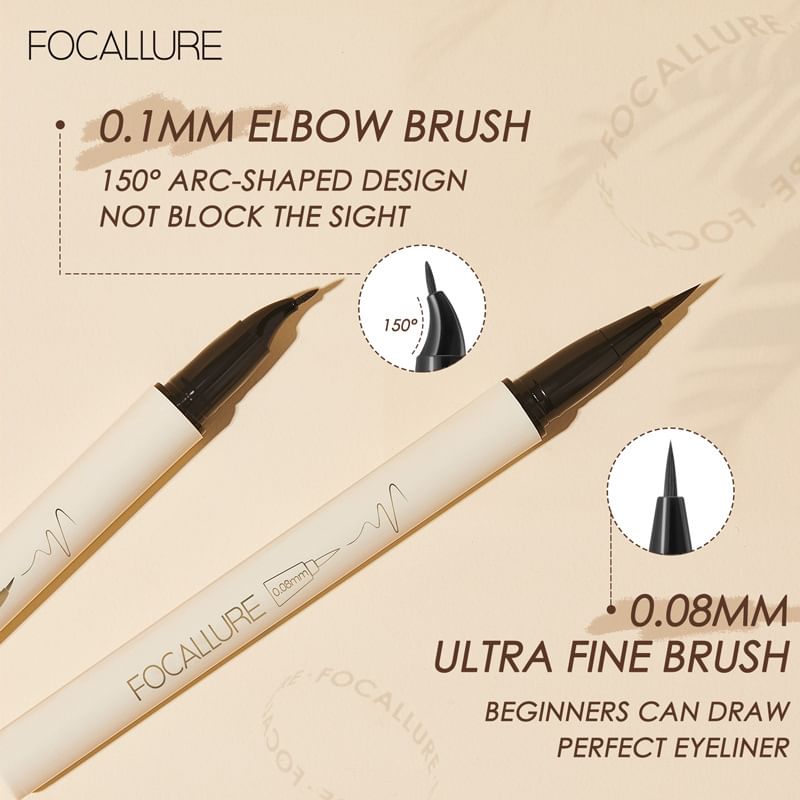 FOCALLURE - Langdurige waterdichte vloeibare eyeliner - 2 soorten