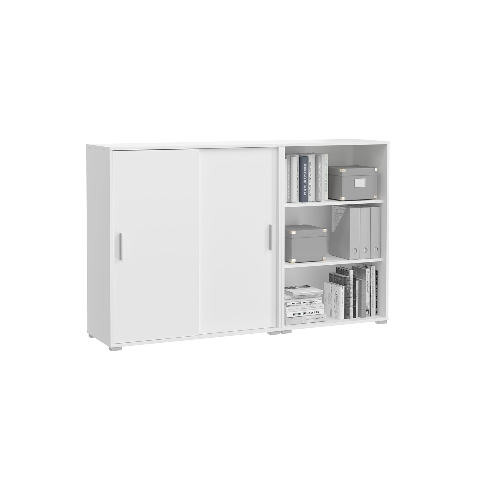 Standregal MOVER - weiß - 68x107 cm