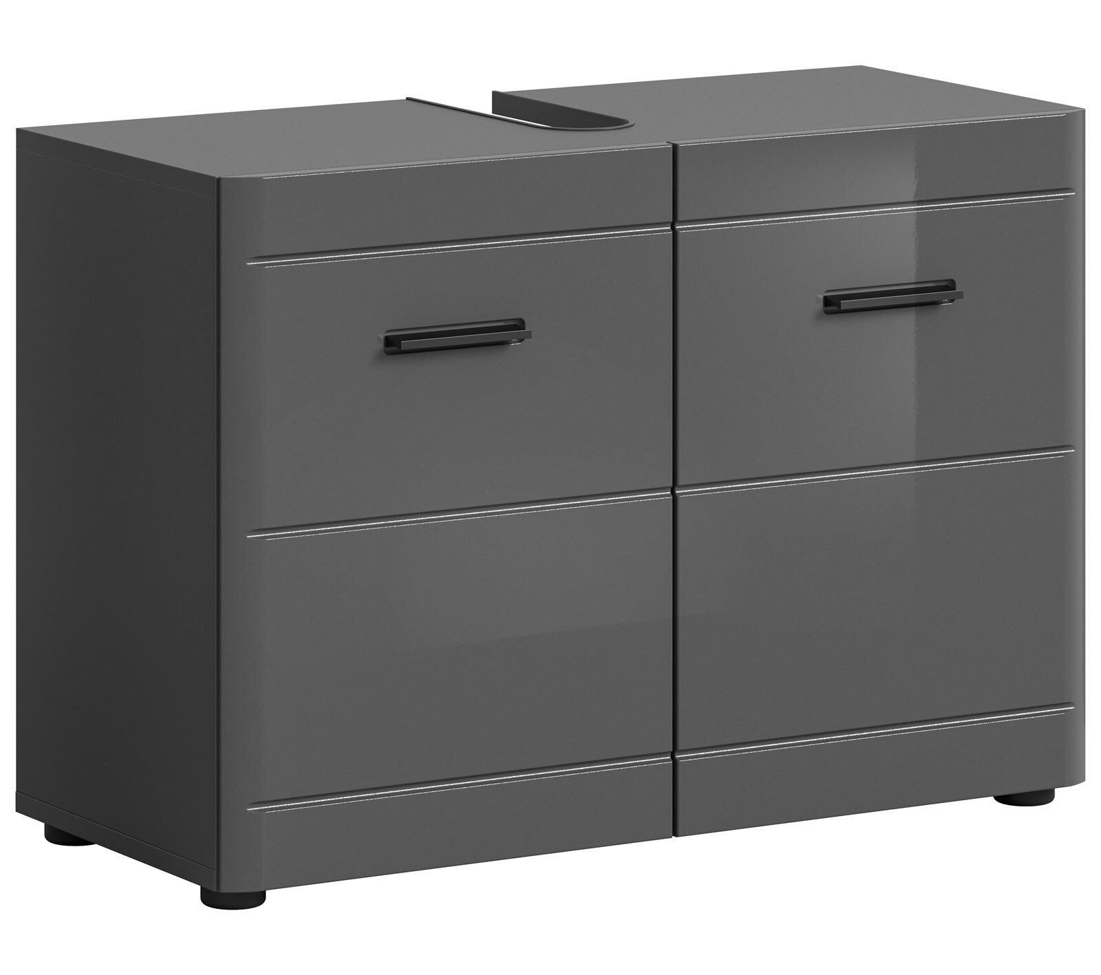Bad-Waschbeckenunterschrank SOFT grau 80cm