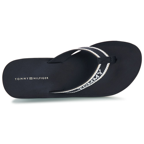 Tommy Hilfiger - HILFIGER WEDGE BEACH SANDAL - Marine