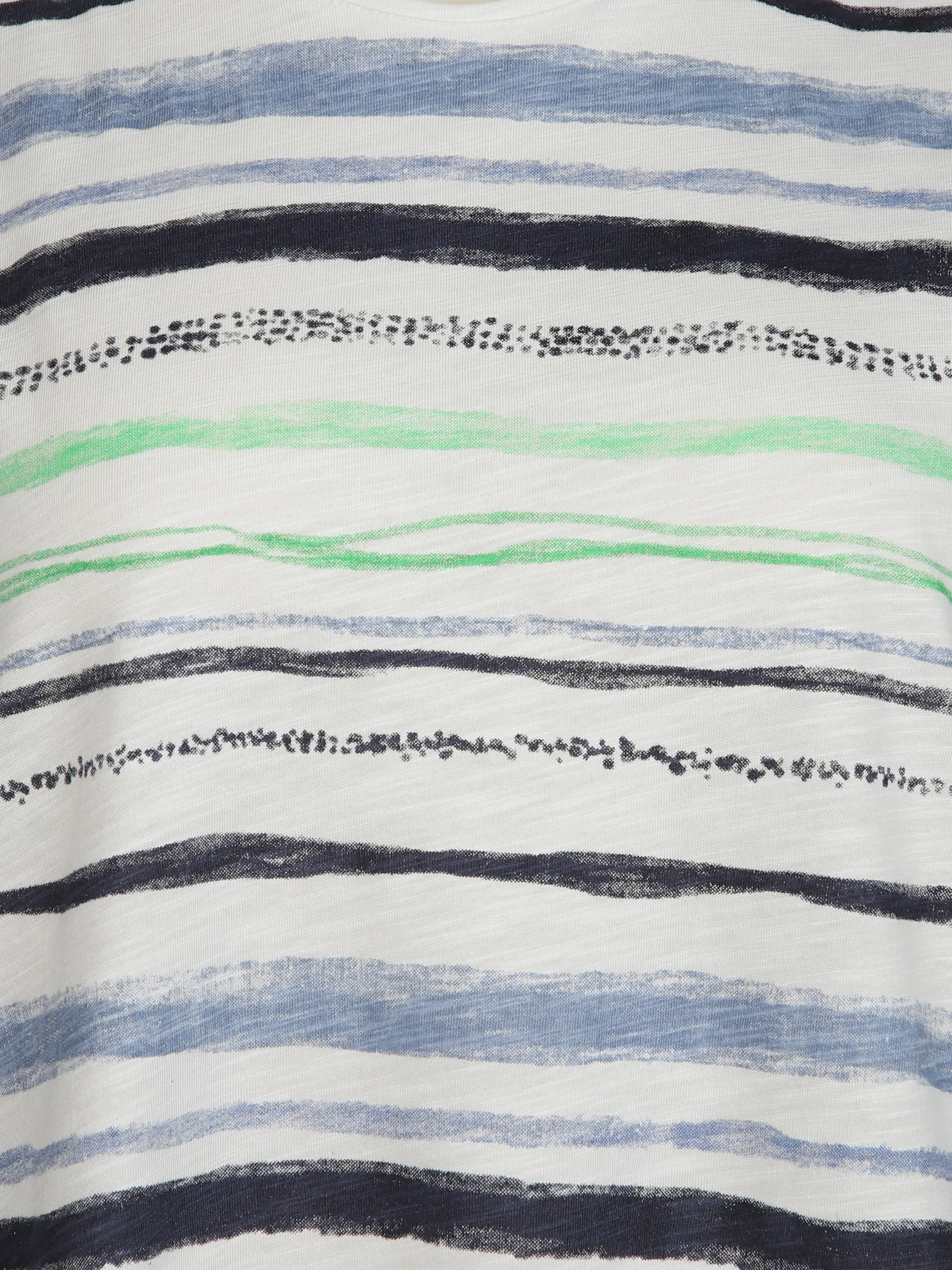 Große Größen T-Shirt in Streifenoptik