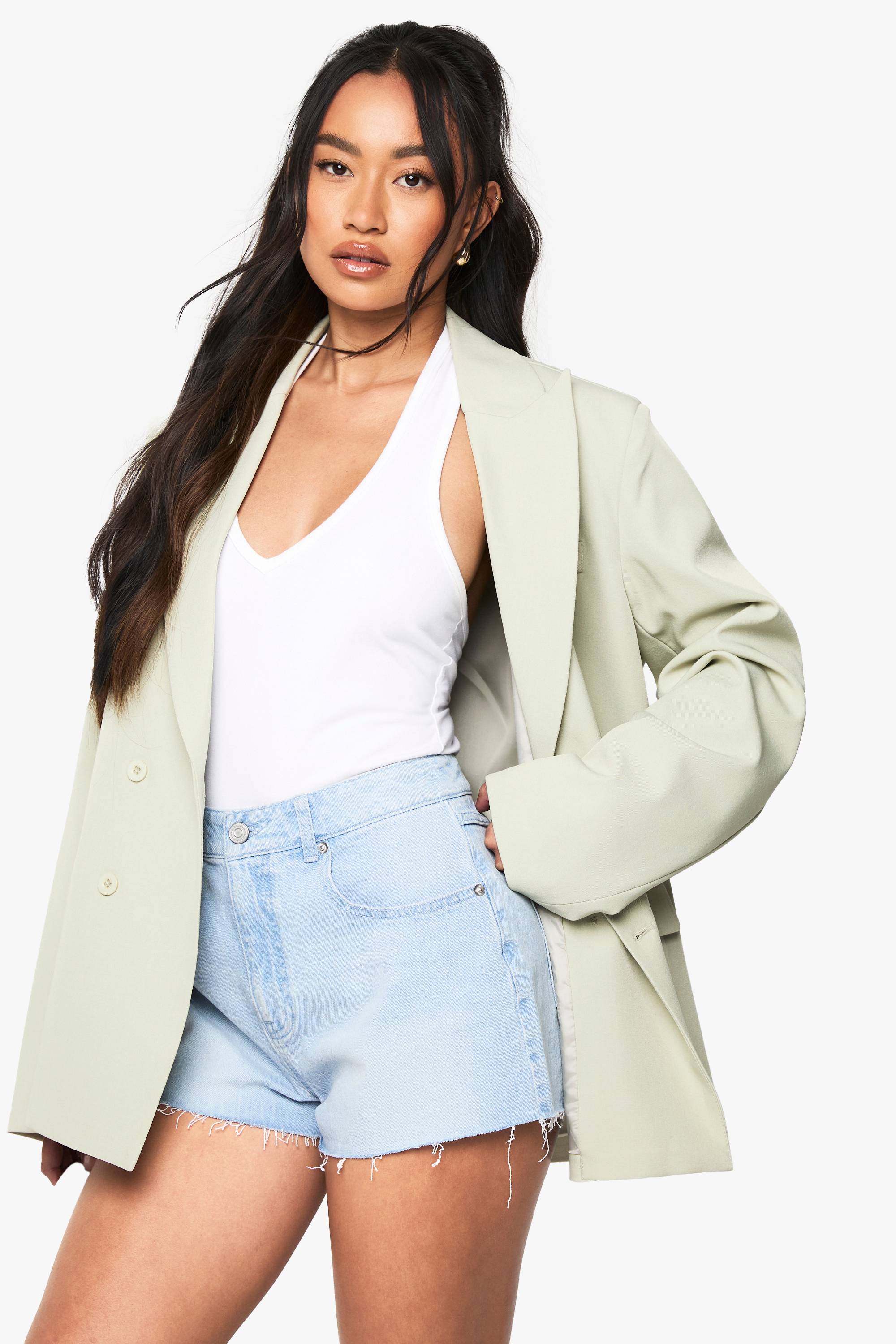 boohoo Denim Mini Short