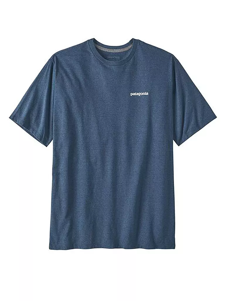 PATAGONIA T-Shirt M'S P-6 LOGO RESPONSIBILI-TEE blau