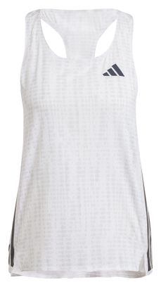 Débardeur adidas Adizero Blanc Femme