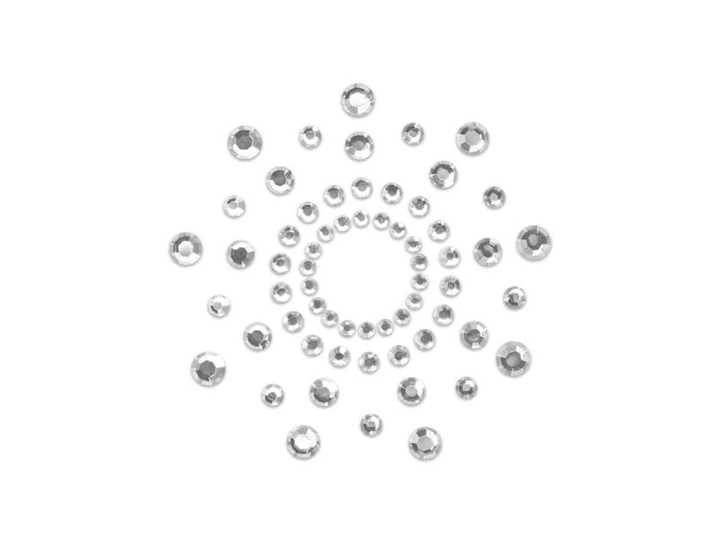 Bijoux Indiscrets Mimi Shinestone Pasties Silber Erotischer Schmuck