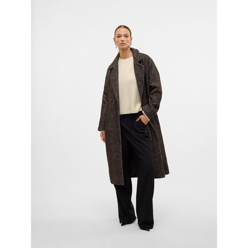 Vero Moda Babette Lang Frakke, Chocolate Torte, M