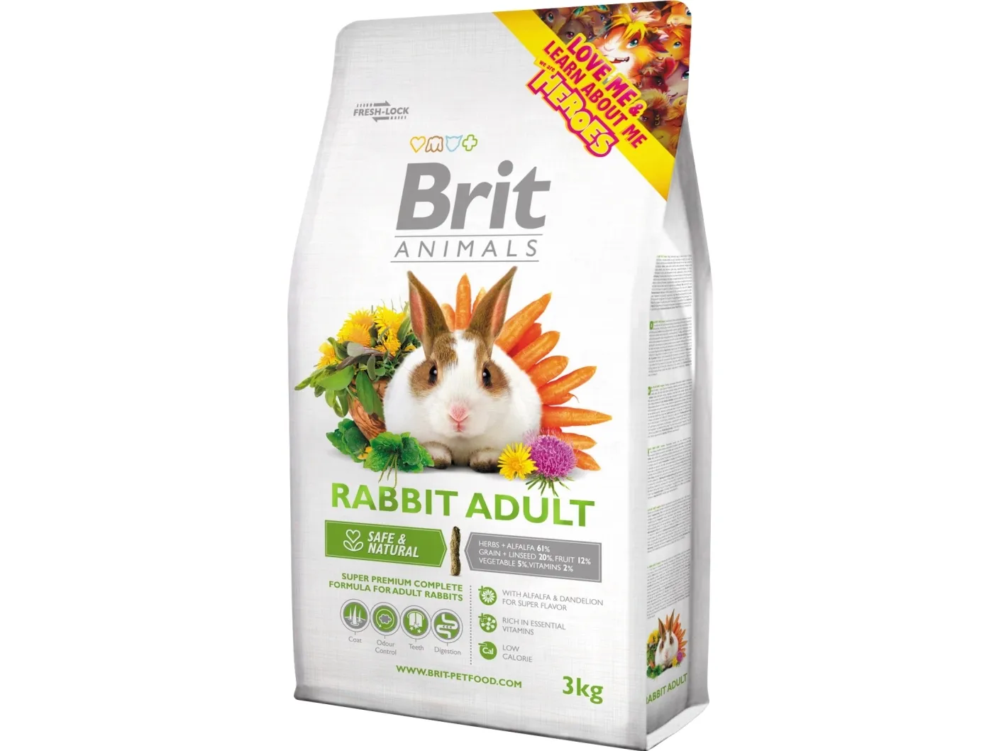 Brit Animals Rabbit Adult Complete 3 kg