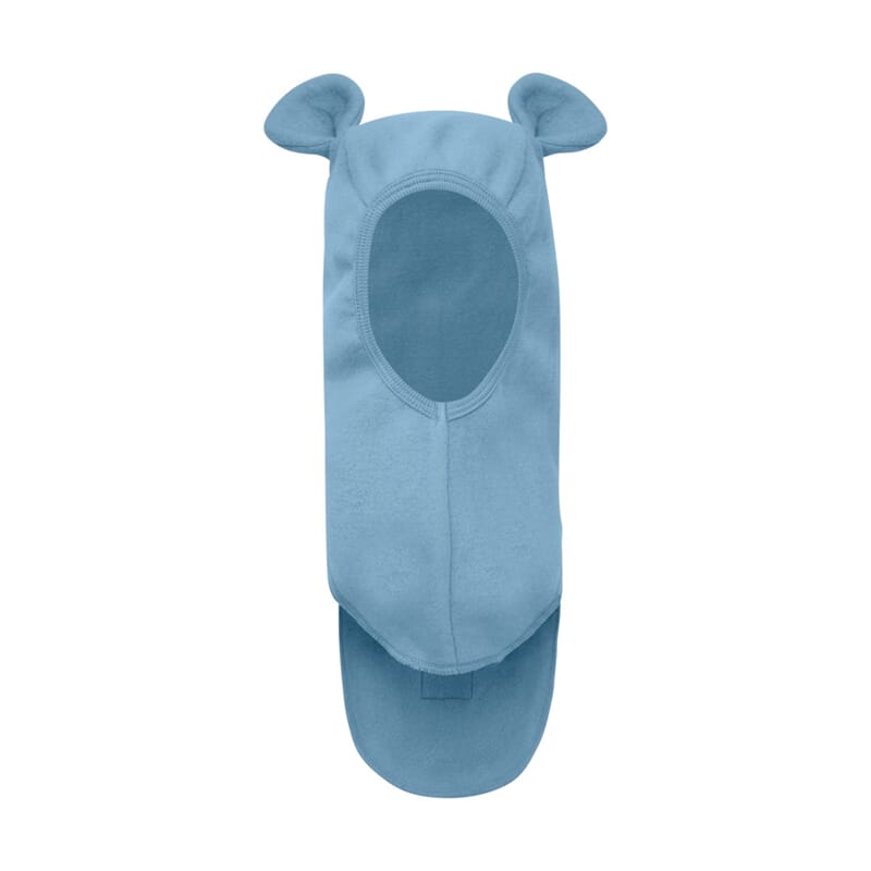 Balaclava Ears Cotton Fleece Windward Blue - Huttelihut - Rumpetroll