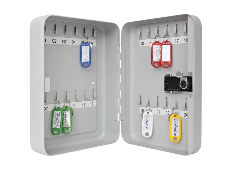 WEDO Schlüsselschrank mit Zahlenschloss, 24 Schlüssel Schlüsselschrank