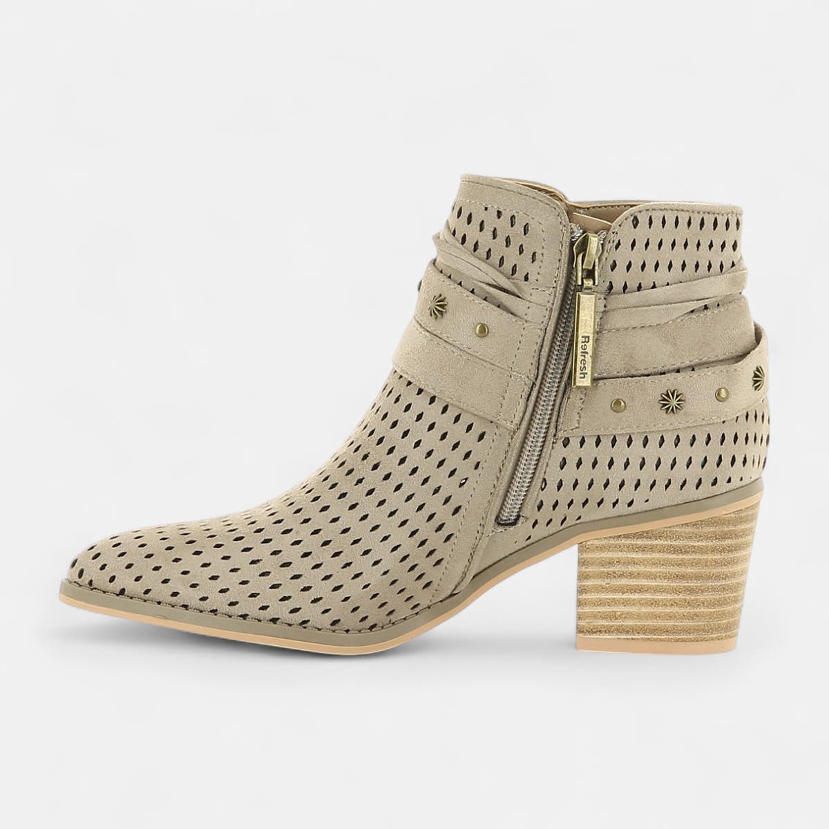Bottines à talon Femme taupe