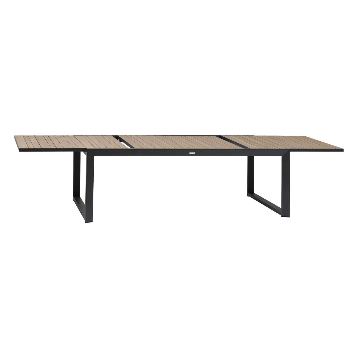 TABLE CORVO EXTENSIBLE ACACIA ALUMINIUM 12 PLACES