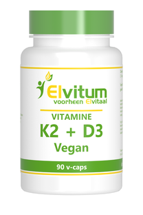Elvitum Vitamine K2 D3 Vegicaps 90CP