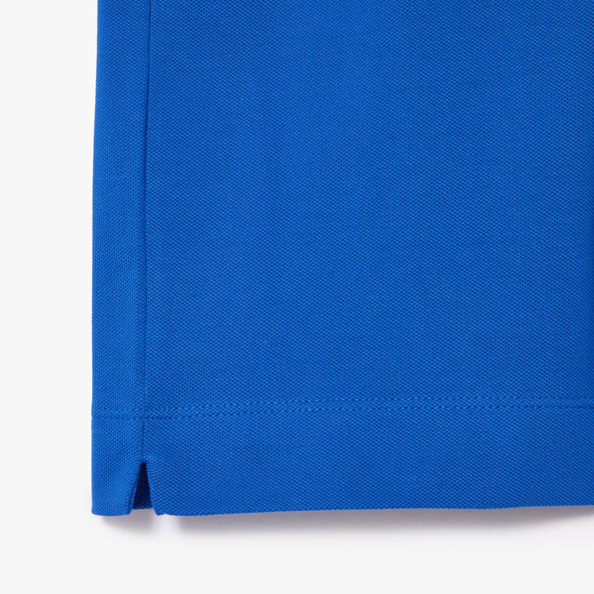 Smart Paris Stretch Cotton Piqué Poloshirt Kurze Ärmel - Blau - Lacoste - Herren