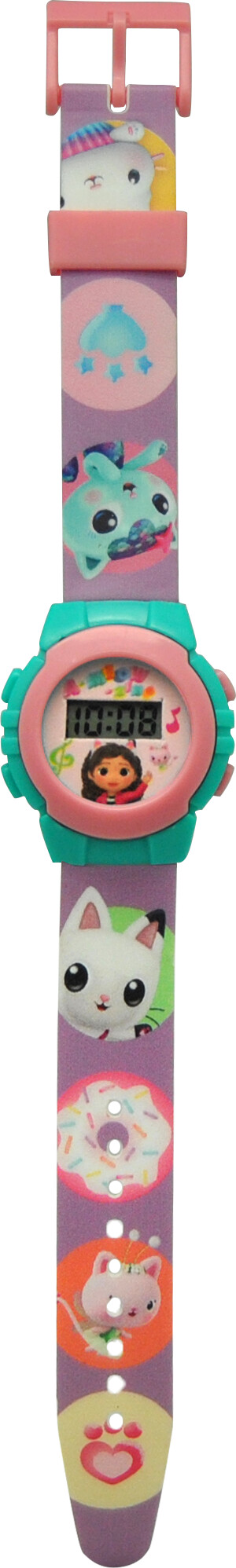Gabbys Dukkehus - Digitalt Armbåndsur Til Børn - 36 MM