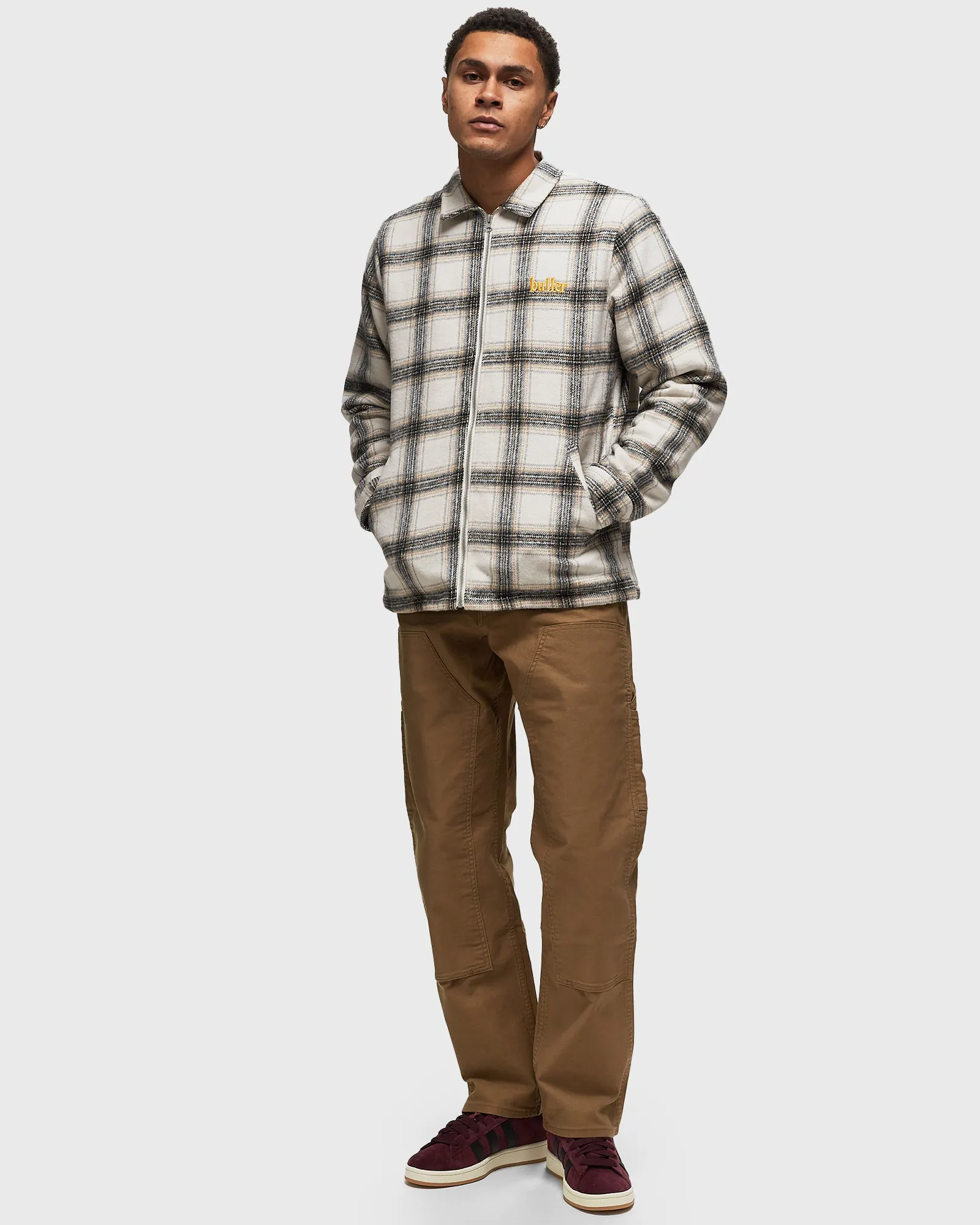 Butter Goods Plaid Flannel Insulated Overshirt