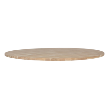 WOOOD tafelblad Tablo rond eiken onbehandeld 24 mm Ø 120 cm