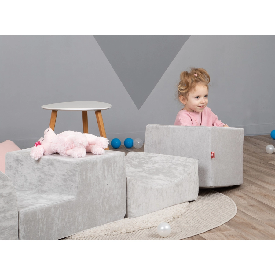 knorr toys® Spielblöcke soft - Grey grau